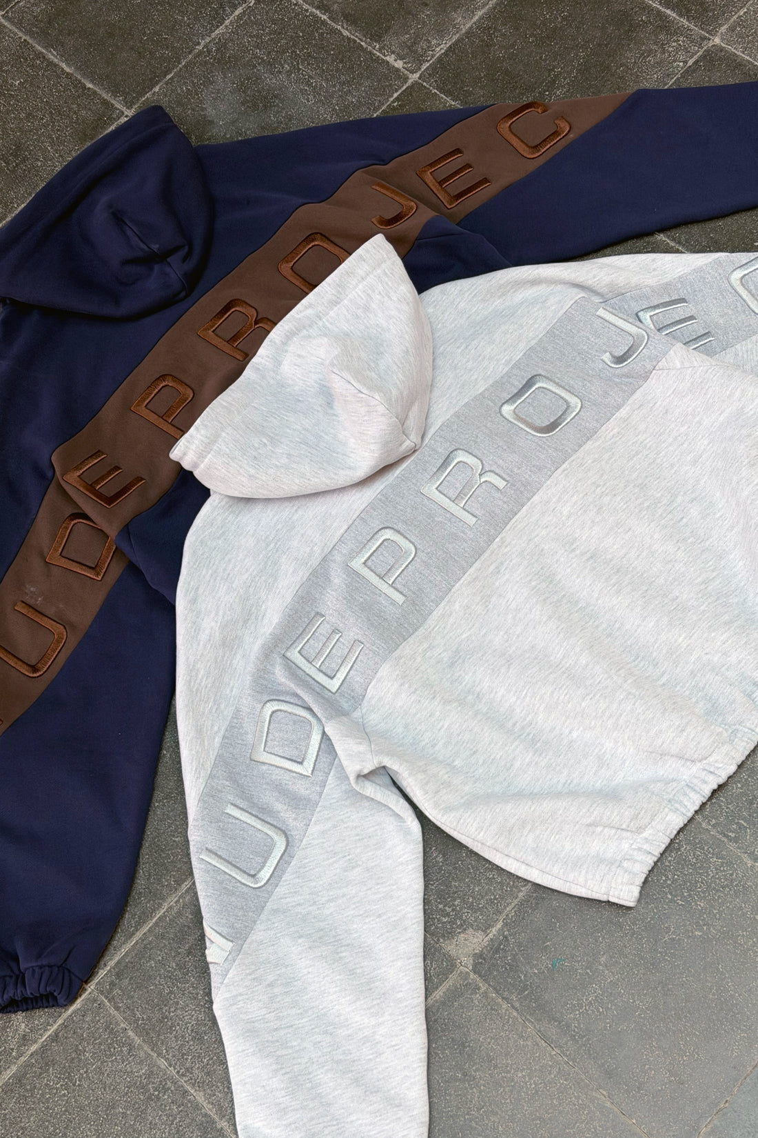 United Zip-Up Hoodie Grey