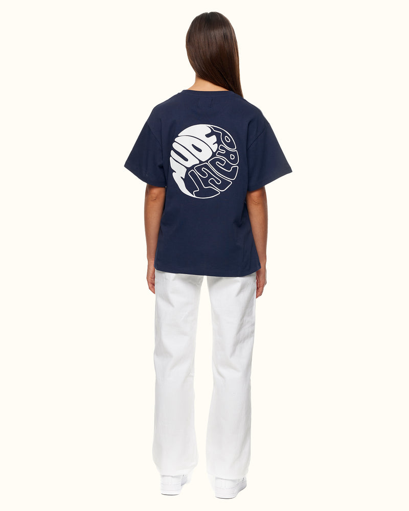 YING YANG TEE BLUE - NUDE PROJECT