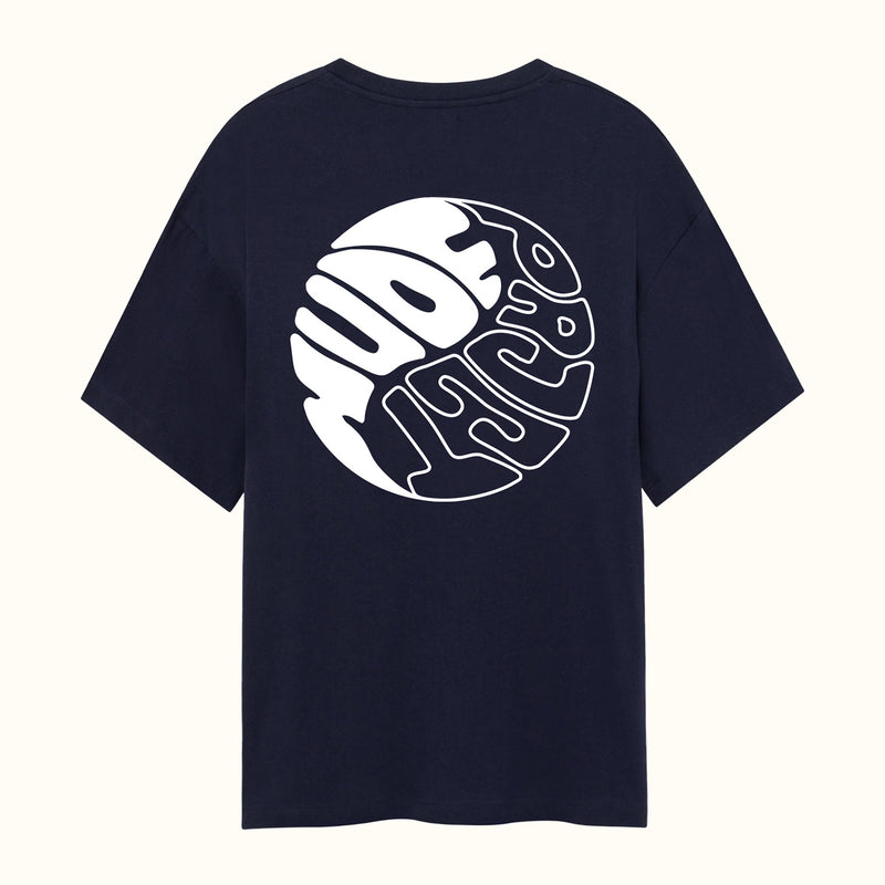 YING YANG TEE BLUE - NUDE PROJECT