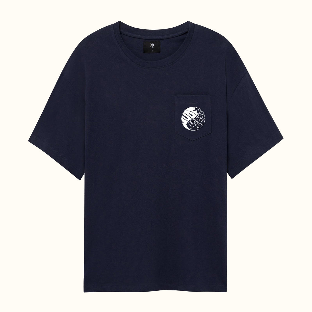 YING YANG TEE BLUE - NUDE PROJECT