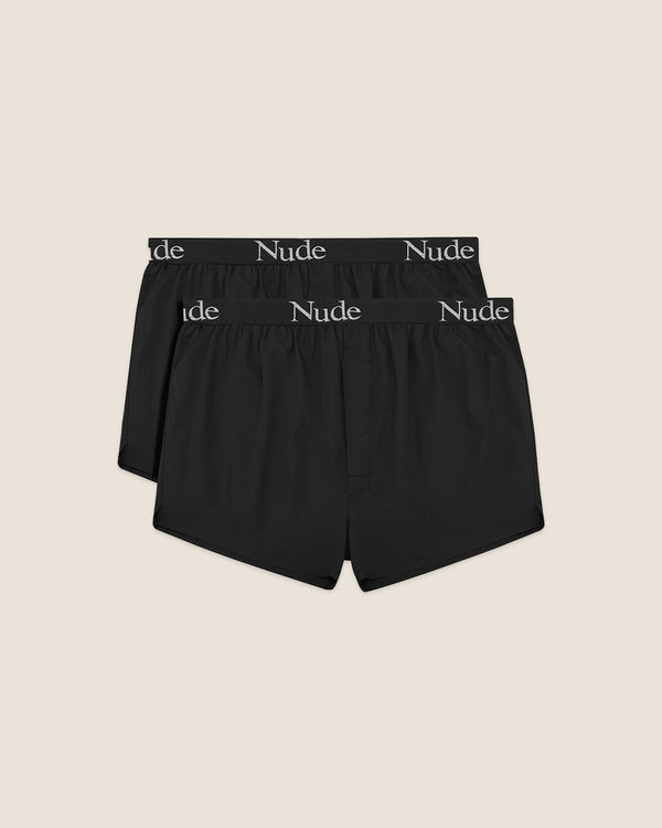 CLASSIC BOXERS DOUBLE PACK - BLACK