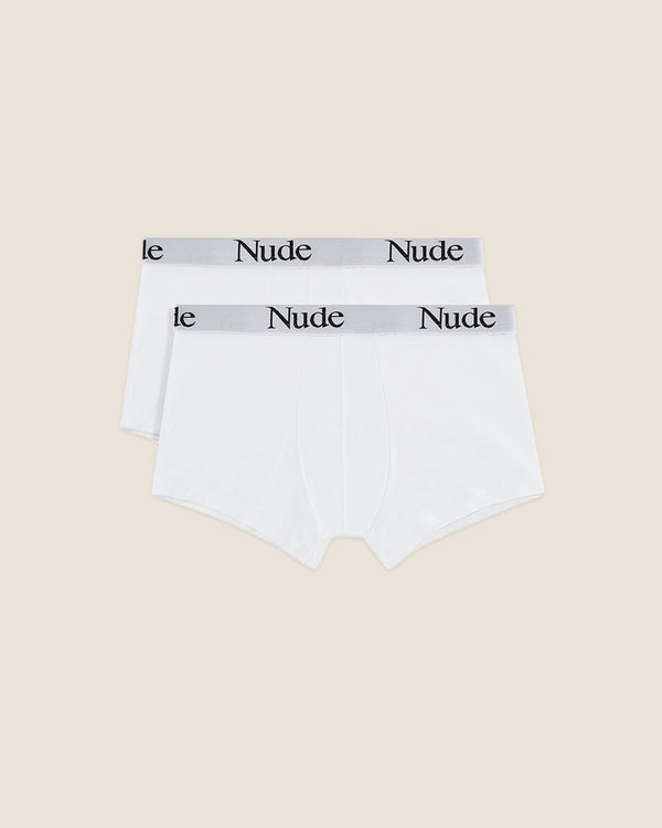 CLASSIC BOXERS BRIEFS DOUBLE PACK - WHITE