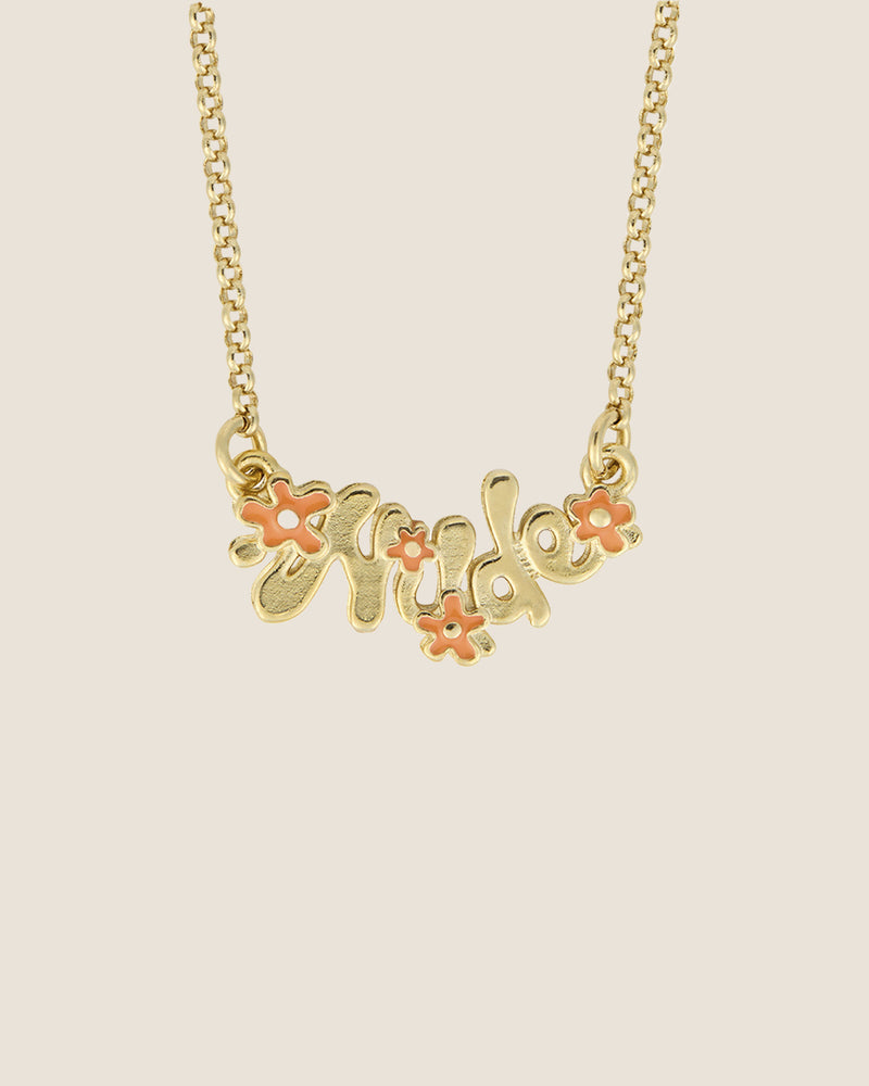 FLOWERS NECKLACE GOLD