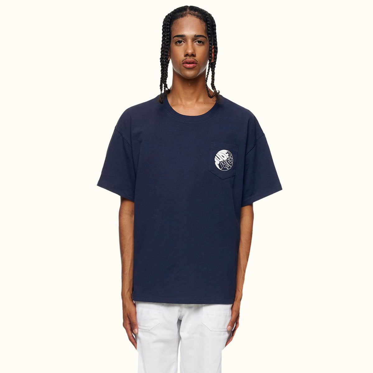 YING YANG TEE BLUE - NUDE PROJECT